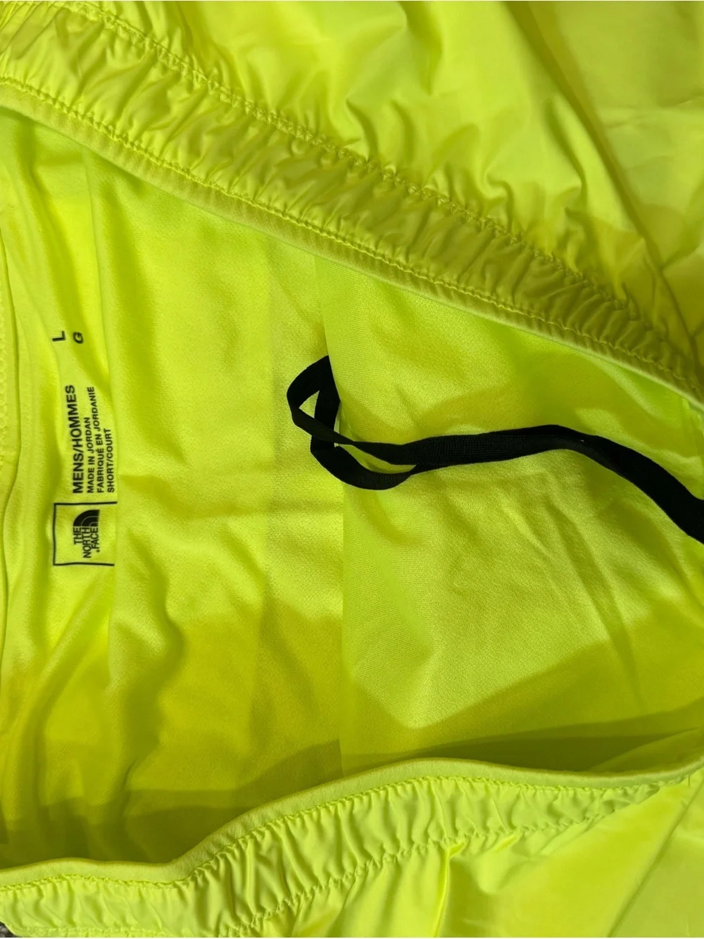 The North Face High-Visibility Yellow Athletic Shorts